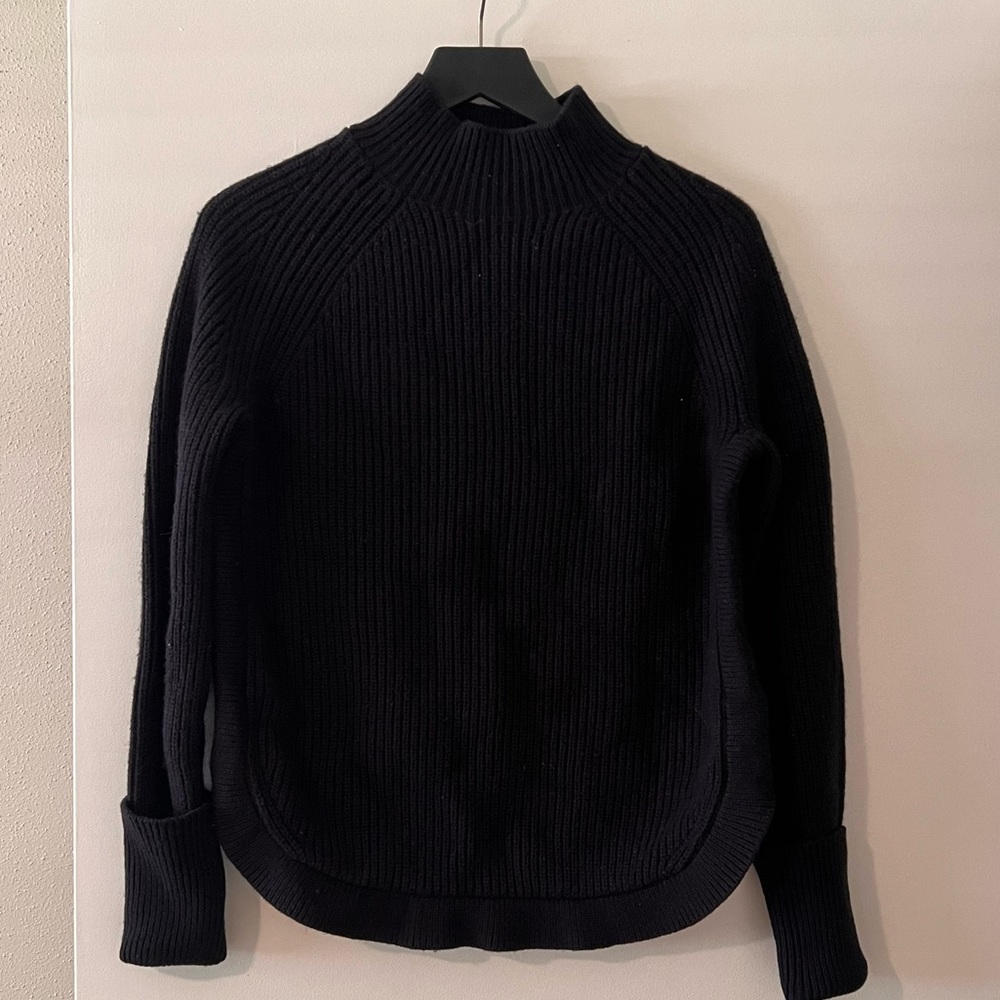 Treasure&Bond wool/cotton blend mock neck sweater!